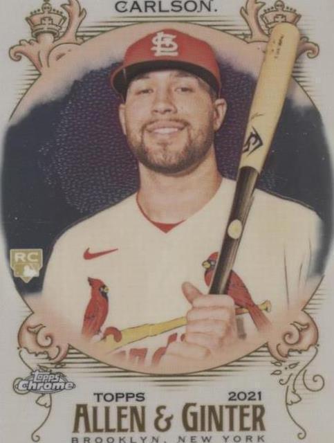 2021 Topps Allen & Ginter Chrome - Dylan Carlson #125