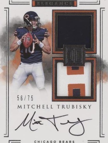 2017 Panini Impeccable Mitchell Trubisky #101