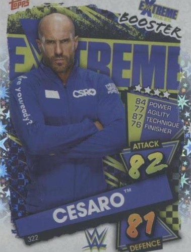 2021 Topps WWE Slam Attax - Cesaro #322
