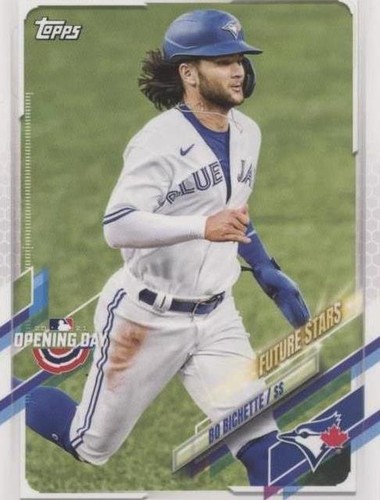 2021 TOPPS SERIES 1 #72 BO BICHETTE FUTURE STARS TORONTO BLUE JAYS