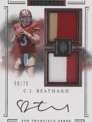 2017 Panini Impeccable C.J. Beathard #127