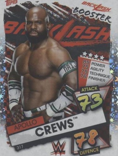 2021 Topps WWE Slam Attax - Apollo Crews #317