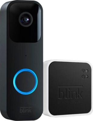 Blink Smart Wifi Video Doorbell Wired/Battery Operated with Sync Module 2 NEW