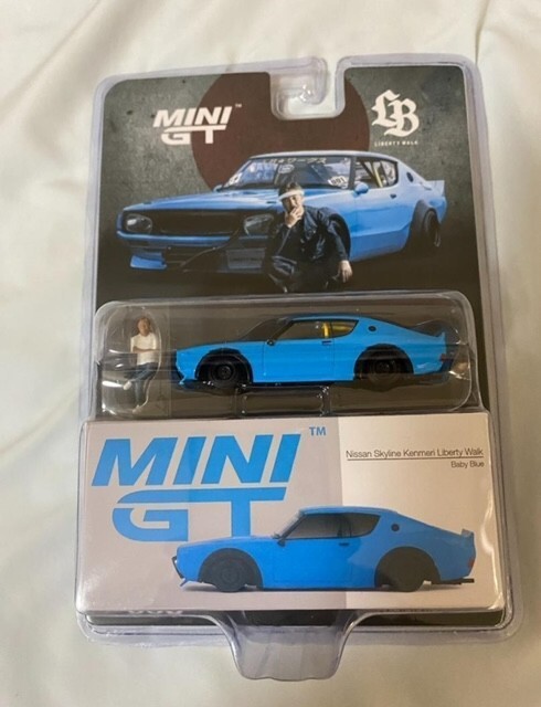 希少！MINI GT Nissan Skyline Kenmeri Mini GT Nissan Skyline Kenmeri Liberty Walk - Matte Black
