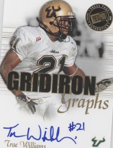 2008 Press Pass SE Trae Williams #GG-TW