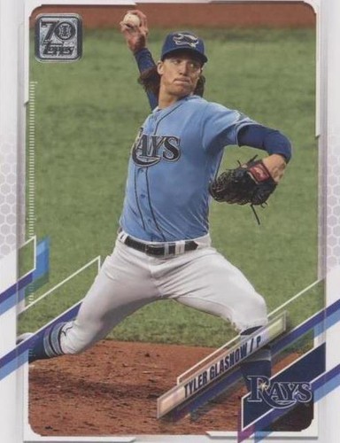 2021 Topps TYLER GLASNOW Super rare GOLD AUTO /50🔥 LA