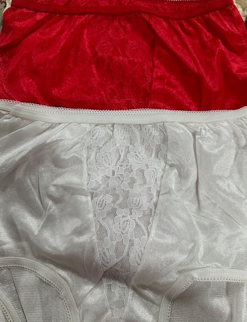 12 Pairs (1 dz) Famous Maker 100% NYLON Briefs SEXY LACE insert Sz 5 6 7  UNISEX