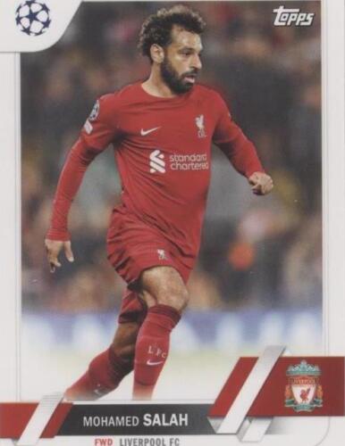 Mohamed Salah 2022-23 Topps Match Attax UCL 100 Club #457 Mohamed Salah 2022-23 Topps Match Attax UCL 100 Club #457