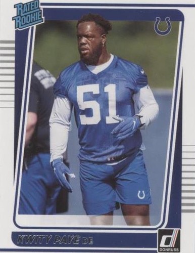 2021 Panini Donruss Kwity Paye #338