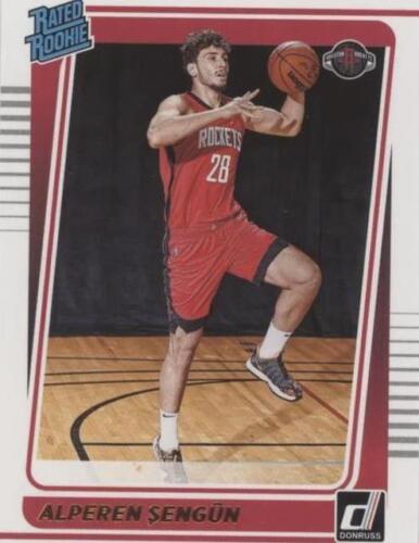 ALPEREN SENGUN SIGNED AUTOGRAPHED 2021-22 NBA HOOPS ROOKIE