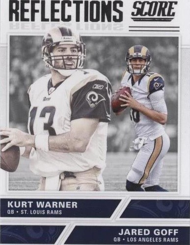 2017 Score Jared Goff Kurt Warner #1