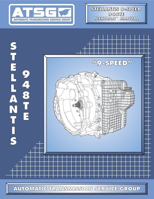 ATSG Chrysler Stellantis 948TE 9-Speed Transmission Teardown Rebuild Shop Manual