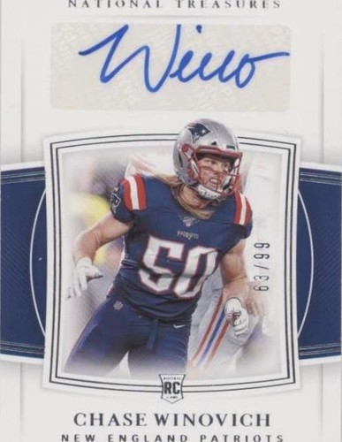 2019 Panini National Treasures Chase Winovich #157