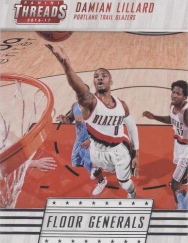 2016-17 Panini Threads - Damian Lillard #5