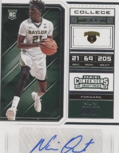 2018 Panini Contenders Draft Picks - Nuni Omot #118