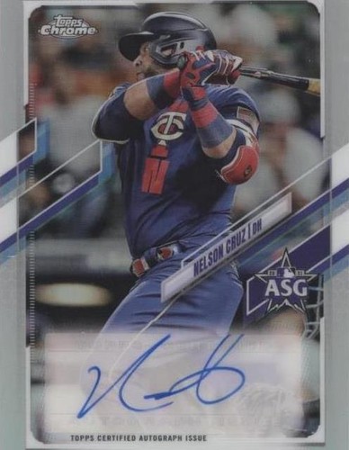 2021 Topps Chrome Update Series - Nelson Cruz #ASGA-NCR