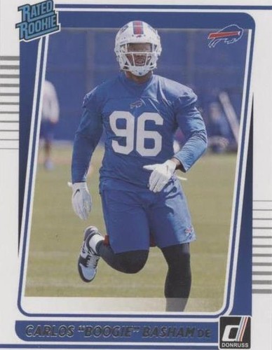 2021 Panini Donruss Carlos Basham Jr. #306