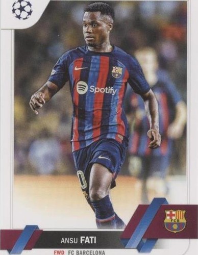 2022-23 Topps Match Attax UEFA League Ansu Fati #432 MOTM