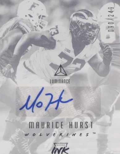 2018 Panini Luminance Maurice Hurst #RI-MAH