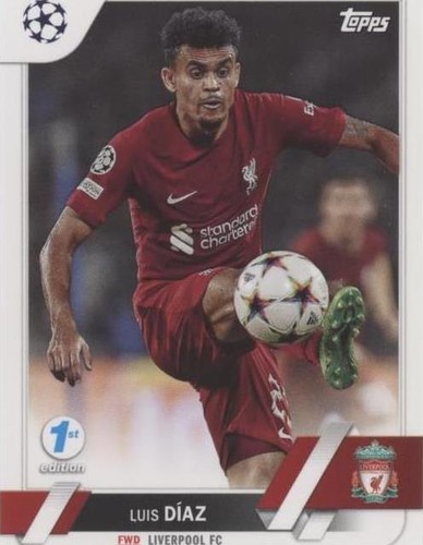 2022-23 Topps UEFA Club Competitions 1st Edition Luis Diaz #199