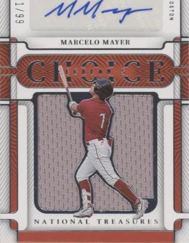 MARCELO MAYER 直筆サインカード 10シリ Marcelo Mayer 2021 Bowman Chrome Draft 1st Refractor Signed