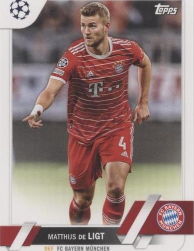 2022-23 Topps UEFA Club Competitions Matthijs de Ligt #161