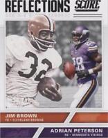 2017 Score Adrian Peterson Jim Brown #6