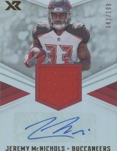 2017 Panini XR Jeremy McNichols #RSA-JM