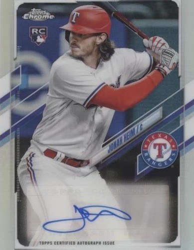 2021 Topps Chrome Update Series - Jonah Heim #CUSA-JHE