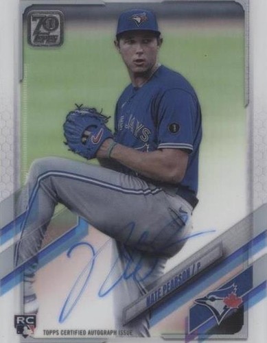 2021 Topps Clearly Authentic Autographs - Nate Pearson #CAA-NP