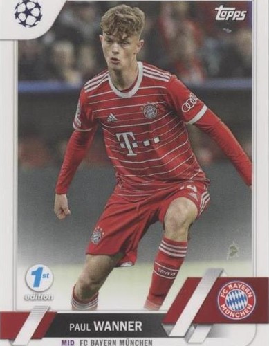 2022-23 Topps UEFA Club Competitions 1st Edition Paul Wanner #174