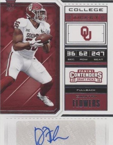 2018 Panini Contenders Draft Picks Dimitri Flowers #197