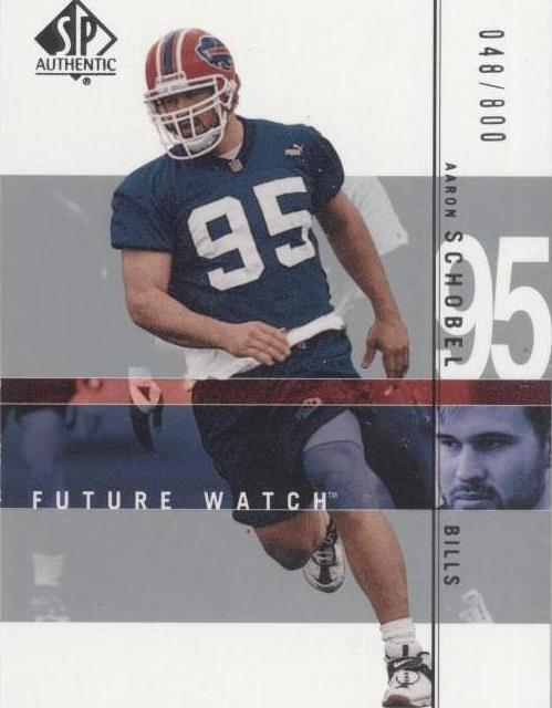 2001 SP Authentic Aaron Schobel #187