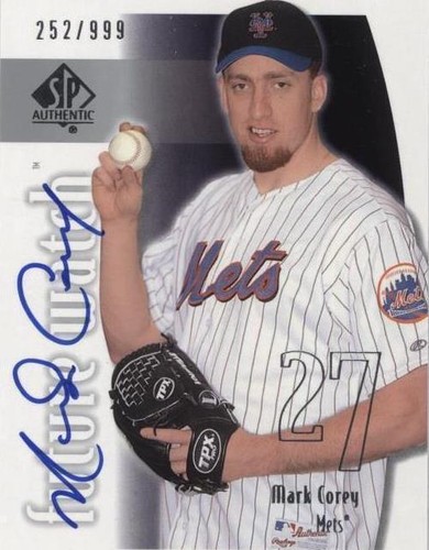 2002 SP Authentic - Mark Corey #154