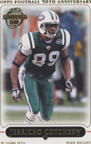 Jerricho Cotchery Trading Cards