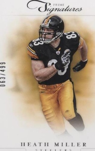 2012 Panini Prime Signatures Heath Miller #77