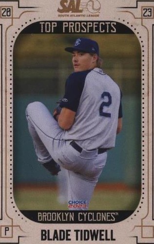 2023 Choice South Atlantic League Top Prospects - Blade Tidwell #20