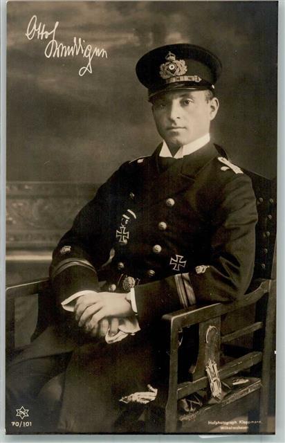 39805818 - Kapitaenleutnant U-Boot-Kommandant Otto Weddigen In Uniform Eisernes