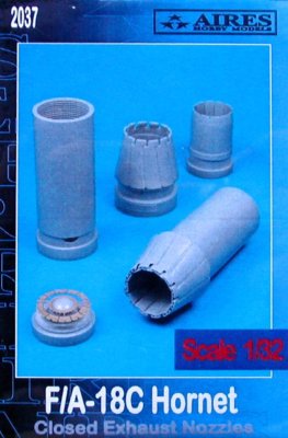 Aires 1/32 F/A-18C Hornet Closed Exhaust Nozzles for Academy kit 2037
