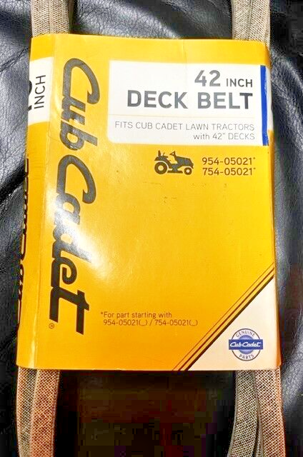 Cub Cadet ELITE OEM WKEVLAR 754-05021 954-05021 42" DECK DRIVE BELT FREE S&H USA
