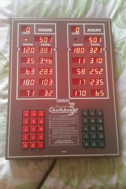 Conquest chalkboard 3 electronic scoreboard | in Plymouth, Devon ...