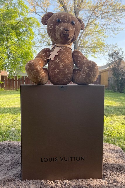 VUITTONテディベア LOUIS VUITTON Monogram Teddy Bear Dou Dou Dudu Limited 026