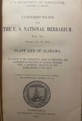 Plant Life of Alabama Charles Mohr Flora Botany Trees Flowers Shrubs