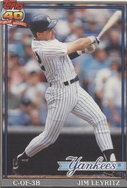 1991 O-Pee-Chee - Jim Leyritz #202