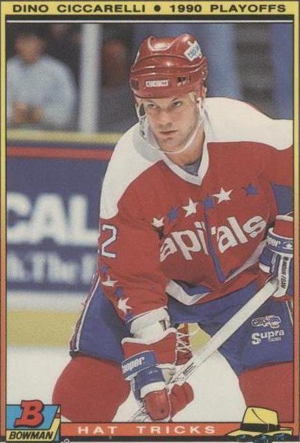 Trucos de sombrero Bowman 1990-91 - Dino Ciccarelli #15