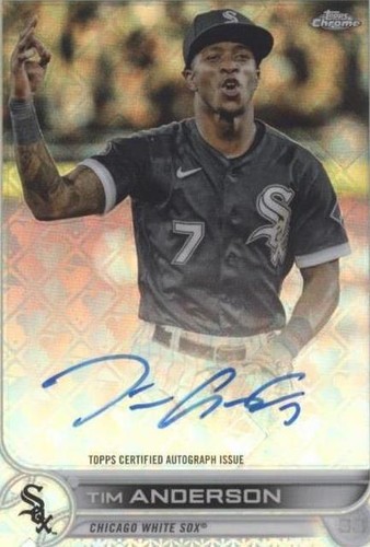 2022 Topps Chrome Logofractor Edition - Tim Anderson #CA-TA