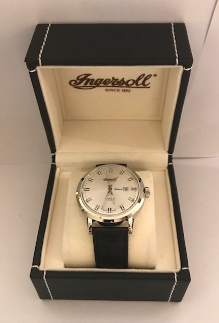 Pre-owned Ingersoll Rand Ingersoll 1892// In8005 Sl White Dial Automatic Men's Watch - Limited Edition