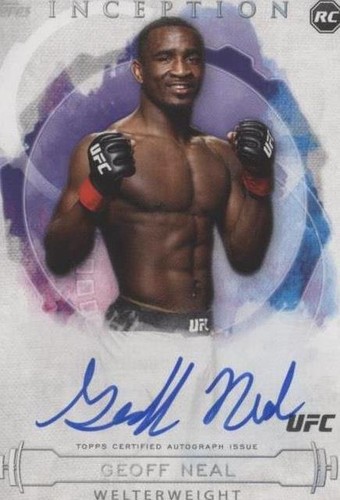 2020 Topps UFC Knockout - Geoff Neal #UIA-GN