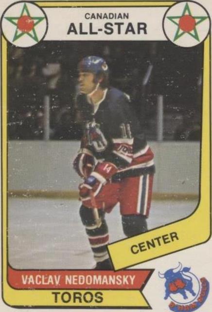 1976-77 O-Pee-Chee WHA - Vaclav Nedomansky #64