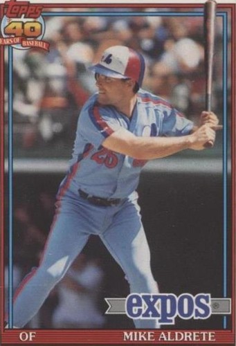 1991 O-Pee-Chee - Mike Aldrete #483